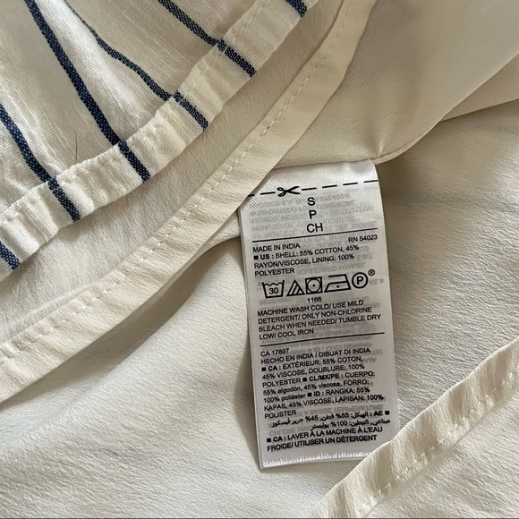 OLD NAVY WHITE WITH BLUE STRIPES SUNDRESS 🤍⚓️ - Picture 4 of 4